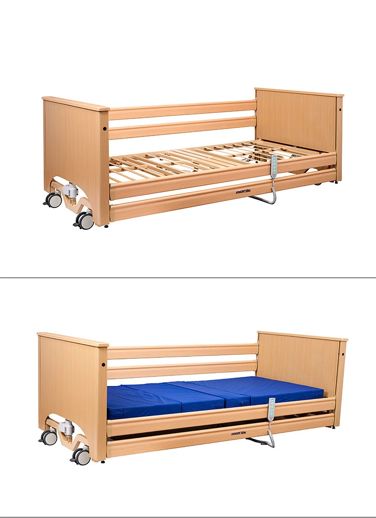 Ya-Dh5-3 Hospital Ultra Low Profiling Home Care Bed Retire Home Bed