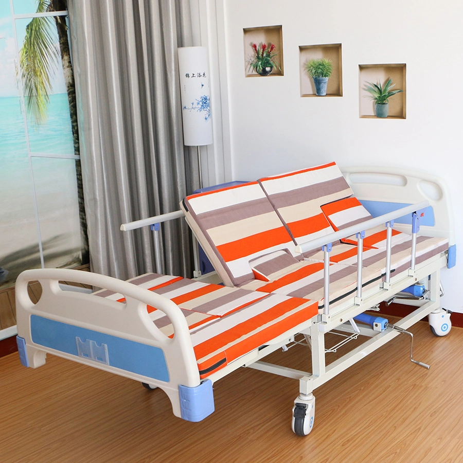 Customizated Hospital Furniture Manual Patient Bed Home Care Clinic Medical Bed