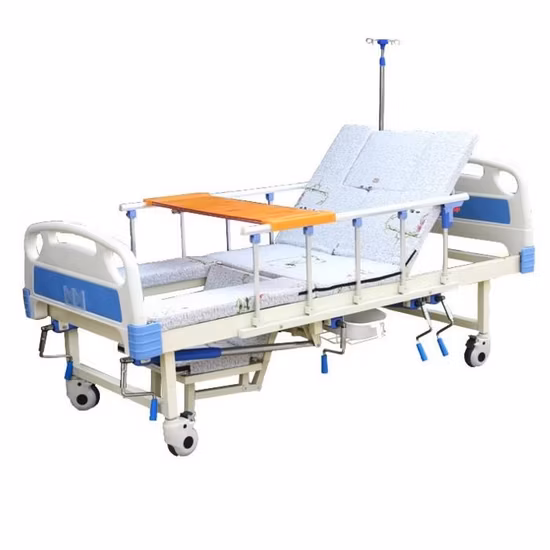 Medical One Crank Manual Hospital Bed with ABS Headboards
