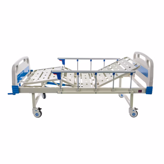Two Functions Adjustable Medical Steel Home Care Hospital Bed for Patients and Hospital