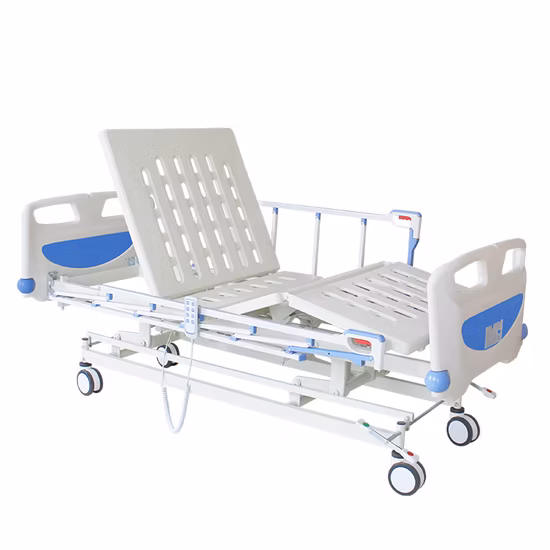 Nursing Home Care Height Adjustable Three Functions Clinic Patient Medical High Low Electric Hospital Bed